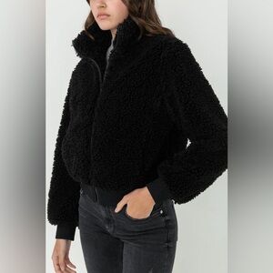 Zara TRF Teddy Bomber Jacket